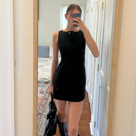 Zara black mini dress NWT - Picture 2 of 8